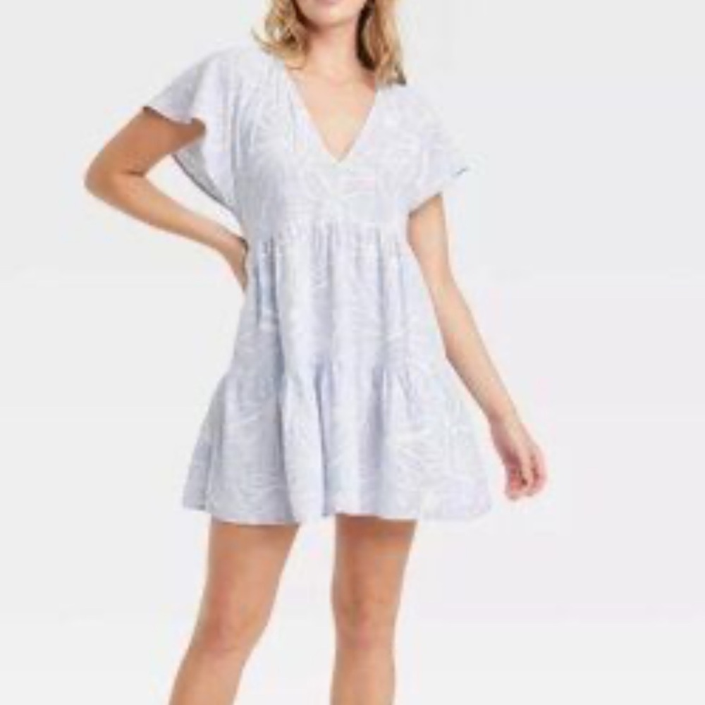 Universal Thread Light Blue Mini Dress